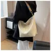 Nova Bolsa de Trabalho 2025 Feminina de Grande Capacidade Bolsa de Ombro Elegante Simples Bolsa de Mão Couro Macio Bolsa Tote de Alta Qualidade
