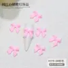 Ins Celebridad de Internet popular resina joyería para uñas al por mayor cinta de color lazo diy corbata de lazo tridimensional accesorios para uñas