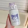 Taza Térmica con Popote de Garra de Gato Estilo Ins Acero Inoxidable 316 Taza de Gran Capacidad Simple Doble Bebida para Niños Estudiantes Vaso de Agua