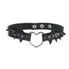 Colar Choker Bat Halloween Artesanal Pesado Vintage Metal Menina Quente Punk Cool Corrente para Clavícula Unissex Cruzada Sexy Transfronteiriço
