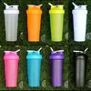Vaso agitador deportivo 600ml vaso para batidos fitness vaso agitador de proteína en polvo vaso mezclador se puede imprimir con logo publicidad vaso de plástico