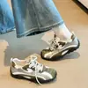 Tacón Alto de 3 cm, Diseño Único, Zapatos de Entrenamiento Alemanes de Suela Gruesa para Mujer, Nuevo Modelo 2026, Temporada de Primavera, Zapatos Cómodos para Senderismo al Aire Libre