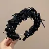 Faixa de cabelo antiderrapante com dentes estilo francês para mulheres, adequada para maquiagem e lavar o rosto, uso diário, presilha alta para cabelo, acessório de cabelo