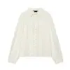Comercio Exterior Transfronterizo 2026 Primavera Nuevo Top Camisa de Encaje Vertical Versátil Estilo Romántico para Mujer 4387247