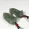Bienes genuinos al por mayor jade Hetian natural material Qinghai colgante de jade fajín de cintura todo alrededor de jade lucky hombres y mujeres colgante de jade