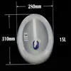 Balde dobrável para carro bolsa de água transparente para carro balde de proteção ambiental para exterior universal para carro 3L5L8L10L15L