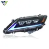 Adequado para Modificação do Conjunto do Farol do Camry 2012-2014 com Lente LED e Luzes Diurnas de Seta Sequencial