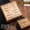 Mes Semana Sello de Madera Cuenta Manual Transfronterizo Inglés diy Madera Decoración Diaria Material Sello traje Personalización