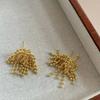 Diseño Nicho Lujo Ligero Metal Fuegos Artificiales Borla Aretes Personalidad Femenina Temperamento Exagerado Moda Celebridad Aretes Inteligentes