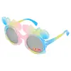 Gafas de Sol para Niños con Forma Cóncava de Colores Nuevas y Modernas Transfronterizas, Gafas de Sol Antivioletas para Hombre 758 3102 10