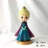 Decoración de pastel de cumpleaños Frozen Elsa Anna Elsa Anna Elsa Princesa Muñeca de Repostería Escena Disfraz