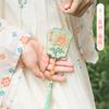 [Qianli] Bolsita Bordada, Colgante de Bolsita de Cuello de Osmanthus, Bolsita de Flor de Durazno, Doce Dioses de las Flores, Accesorios de la Dinastía Han al por Mayor