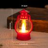 Lámpara de Ambiente Mini Creativa para Niños Lámpara Electrónica de Vela Retro Navideña Candelabro Decorativo de Escritorio Lámpara de Aceite Pequeña