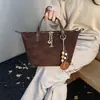 Bolso de gran capacidad con acabado mate retro, nuevo estilo 2026, diseño casual y relajado, bolso de hombro para mujer, bolso cruzado y bolso tote