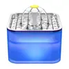 Dispensador de Agua para Mascotas Gato 2.5L Transfronterizo, Bebedero Silencioso para Mascotas Pequeñas, Apagado por Falta de Agua Luz LED Dispensador de Agua para Gato