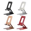 Suporte de Mesa Dobrável de Metal, Suporte Universal Preguiçoso para Celulares e Tablets, Suporte para Transmissão ao Vivo com Logotipo Personalizado