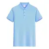 Camisa tipo polo de trabajo con cuello, camisa cultural promocional, camiseta casual de trabajo a la moda, camiseta de manga corta de uniforme de fábrica, camiseta de manga corta para hombre