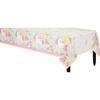 Mantel estampado para fiesta de cumpleaños de Yacai, estilo europeo y americano, desechable, de plástico, grueso, para comedor