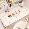 Alfombrilla de escritorio de dibujos animados para el aprendizaje infantil, impermeable y lavable, mantel protector de ojos para estudiantes, alfombrilla protectora para la superficie del escritorio de escritura