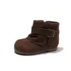 Botas para Niña Botas Martens Apiladas Infantiles 2026 Nuevo Otoño/Invierno Botas de Caña Baja para Bebé Botas de Cuero Birkenstock para Niños Pequeños