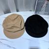 Gorra de mujer de primavera y verano, estilo japonés, sencilla, de algodón lavado, de color sólido, estilo retro, artística, informal, octogonal, estilo vendedor de periódicos, a la moda.