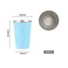 Taza de Cerveza de Acero Inoxidable 304 Transfronteriza, Taza de Café, Taza de Agua, Barbacoa al Aire Libre, Taza Portátil para Acampar, Fabricante, Venta al por Mayor