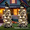 Placa de Jardim para Halloween 2025 Novo Modelo Caveira Assustadora Placa Externa para Jardim Decoração de Gramado Suprimentos