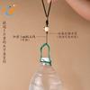 Cordón para teléfono móvil Langji Lotus Bodhi de estilo antiguo, cadena para teléfono móvil Persimmon Ruyi, colgante de cuerda para la muñeca, llavero con disco U
