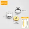 Cubierta decorativa para uñas espejo anuncio placa acrílica para uñas tapa fea para uñas tapa decorativa tornillo de expansión para uñas de cristal uñas fijas