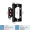 Cojinete de Bisagra de Acero Inoxidable 4 pulgadas 5 pulgadas para Puertas de Madera, Bisagra de No Apertura, Bisagra Plegable, Cadena de Suministro