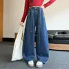 Jeans de Otoño para Niñas 2026 Nuevos Jeans Casuales Estilo Coreano para Niñas Mayores con Cinturón de Manzana, Tendencia Transfronteriza