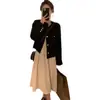 Chaqueta Estilo Chanel para Mujer, Nueva Versión Coreana Primavera y Otoño 2026, Holgada, Elegante Chaqueta Corta Superior Tejida