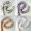 Tira de lana de imitación de pluma de pavo para puños de ropa de actuación, tira de relleno para accesorios de pijama, decoración DIY, tira de lana de color imitación avestruz
