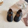 Nuevos Zapatos de Otoño 2025 para Niñas Pequeñas, Zapatos de Princesa a la Moda, Estilo Coreano, Zapatos Individuales de Cuero Versátiles para Niñas