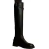Botas Largas Retro con Hebilla Versátiles de Moda Estilo Británico para Mujer 2026 Nuevas Botas Altas Botas de Montar Tacón Grueso Botas Largas