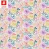 40s algodão digital impresso pano peônia flor pintura a óleo estilo roupas femininas roupas infantis vestido camisa tecido em estoque atacado