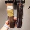 Paquete de 20 Gomas Elásticas de Alta Elasticidad para el Cabello, Cuerdas para el Cabello, Diademas al por Mayor, Bandas de Goma, Anillos Elegantes de Toalla Nudos Simples de Verano para Mujer