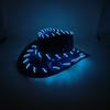 Sombrero de Caballero nuevo con lentejuelas transfronterizo Accesorios de ambiente para carnaval de Pascua y Navidad Sombrero de vaquero luminoso LED