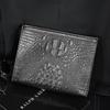 Nuevo Clutch de Moda Casual Simple Combinable Bolso de Mano Estilo Coreano Moda Urbana Cuero Patrón Cocodrilo Bolso de Mano para Hombre y Mujer