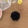 Horquilla de estilo retro francés de alta calidad con forma de rosa, hecha a mano, elegante, con forma de disco, para la parte trasera del pelo, accesorio para el pelo de tiburón para mujer.