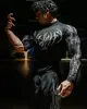 Breathedivinity Marca Americana Moderna Estilosa Estilo Escuro Casual Masculina Primavera, Verão e Outono Camiseta Manga Longa Masculina