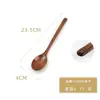 Cucharas de madera al por mayor, cucharas para miel, cucharas para helado, cucharas para postre, cucharas de madera de mango largo para arroz y pequeños utensilios de madera