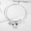 Pulseira feminina versátil de desenho animado de alta qualidade para casal, melhores amigas, pulseira para três pessoas com pequenos presentes, joias estudantis por atacado