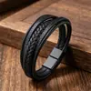 Pulsera Retro Popular para Hombre de Temu Tejida a Mano con Piedra de Ojo de Tigre y Piedra Volcánica, Pulsera para Hombre en Stock a Bajo Precio al por Mayor