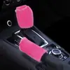 Set Combinado de Cubierta de Freno de Mano de Peluche para Coche y Cubierta de Palanca de Cambios para Otoño e Invierno Cubierta de Engranaje Interior 8 Colores Palanca de Cambios Universal