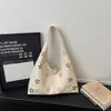 Bolso de Mano Calado de Nicho para Mujer, Nuevo Bolso de Hombro de Tendencia Primavera/Verano 2026 de Gama Alta para el Trabajo, Bolso Tote de Gran Capacidad