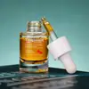Botella gotero de vidrio transparente redonda con fondo grueso 10 ml Esencia Aceite Esencial para Cuidado de la Piel Botella de Solución Original Botella dispensadora de muestras de prueba