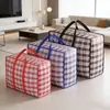 Bolsa Grande para Mudanza, Bolsa Impermeable y Engrosada de Piel de Serpiente, Bolsa de Equipaje, Bolsa para Empacar en Bodega de Aerolínea, Bolsa Tejida, Bolsa de Almacenamiento para Ropa