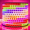 Tira de luces led para exteriores a prueba de agua caballo corriendo cambio de color superbrillante cabeza de puerta luz colorida cartelera para el hogar barra de luz suave de tres colores