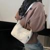 Bolso de hombro de nailon informal y sencillo de estilo japonés para mujer, bolso de viaje pequeño cuadrado, ligero y combinable, bolso cruzado para estudiantes.